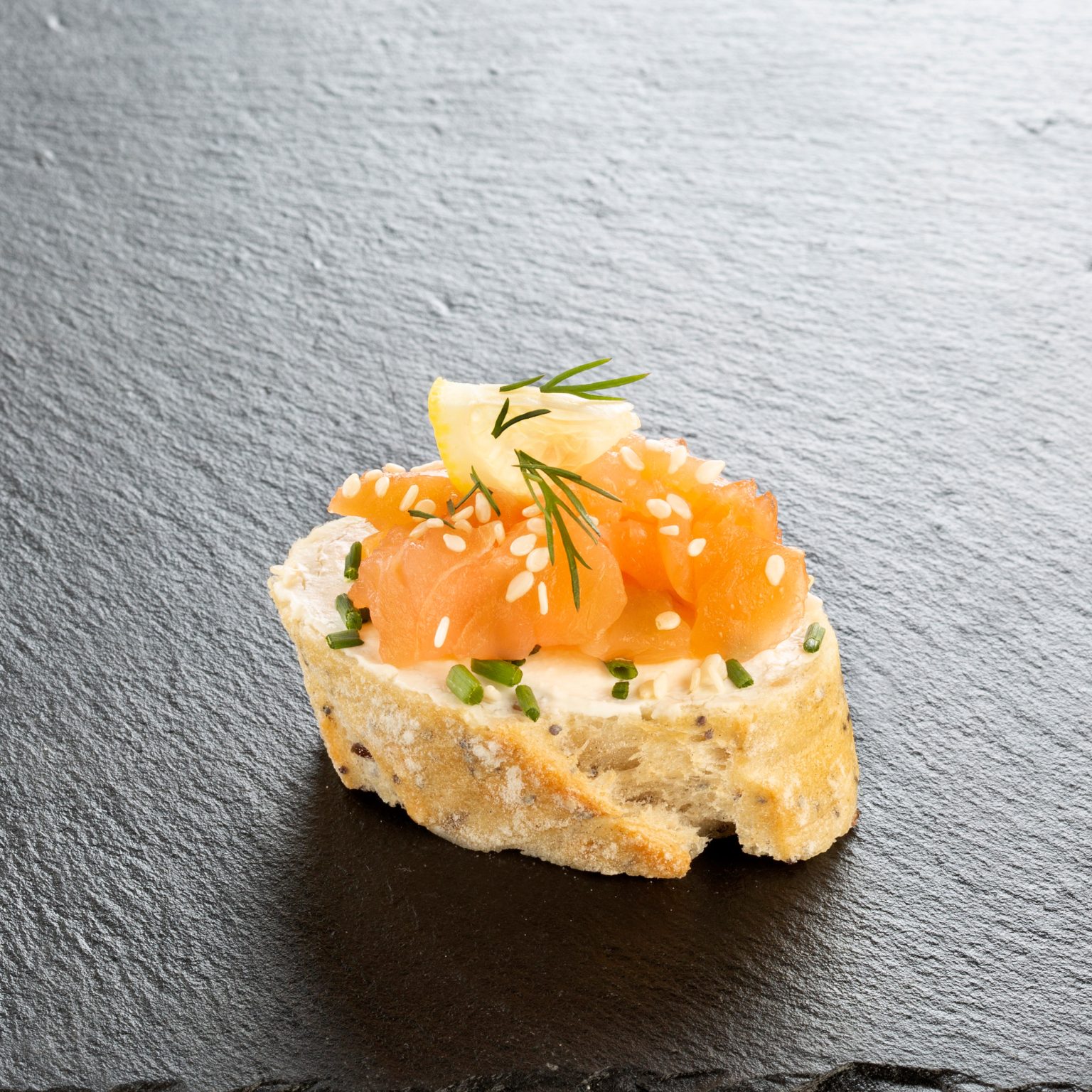 Canapé Lachs