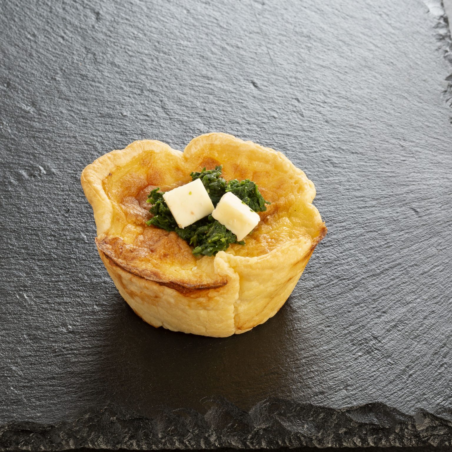 Spinat-Feta Quiche (Finger Food)