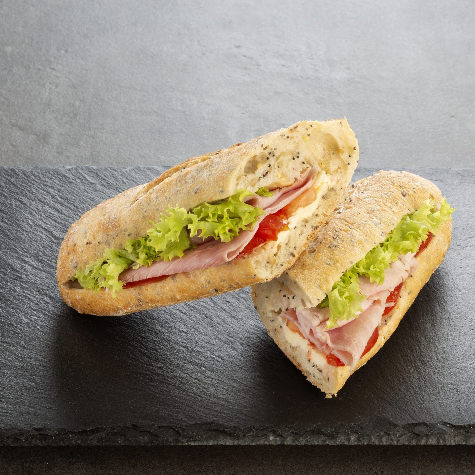 Schinken & Salat Sandwich