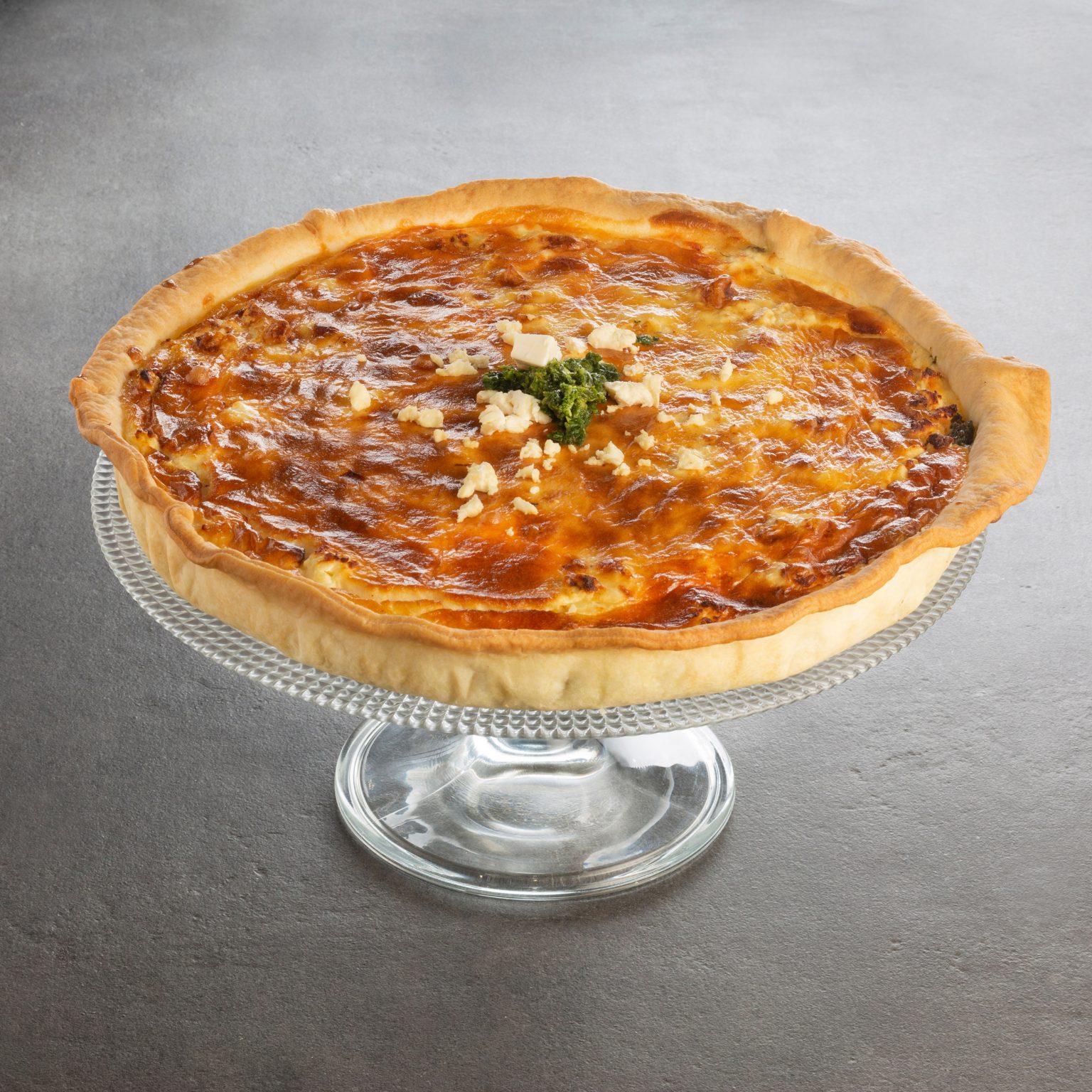 Spinat-Feta Quiche (4-5Pers.)