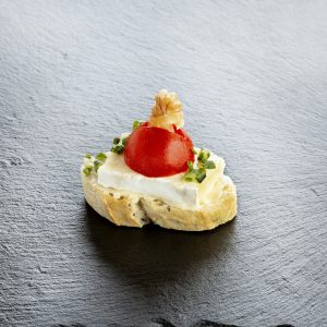 Canapé Brie-Walnuss