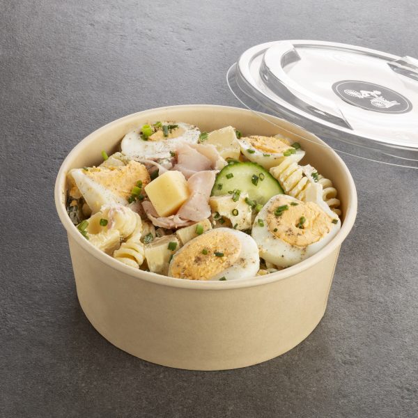 Schinken-Nudelsalat-käse